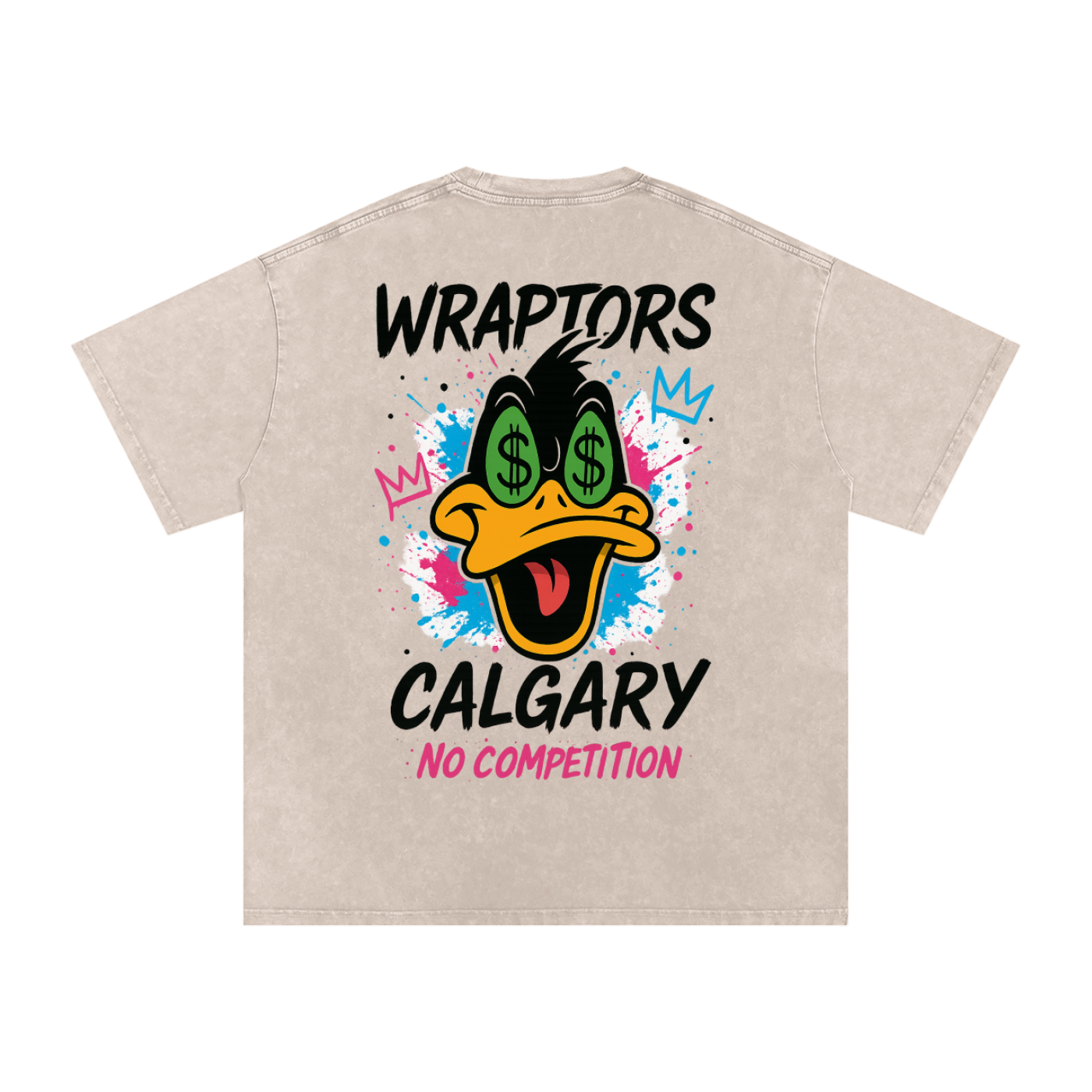 "DAFFY" Washed Oversized Tee