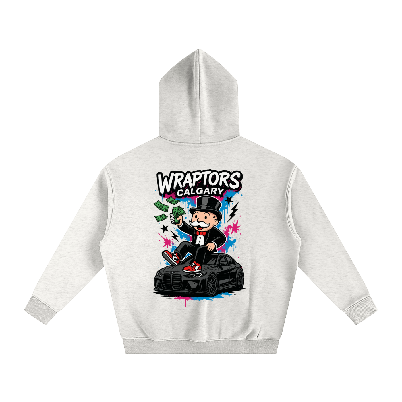 "MONOPOLY" Oversize Fleeced Hoodie