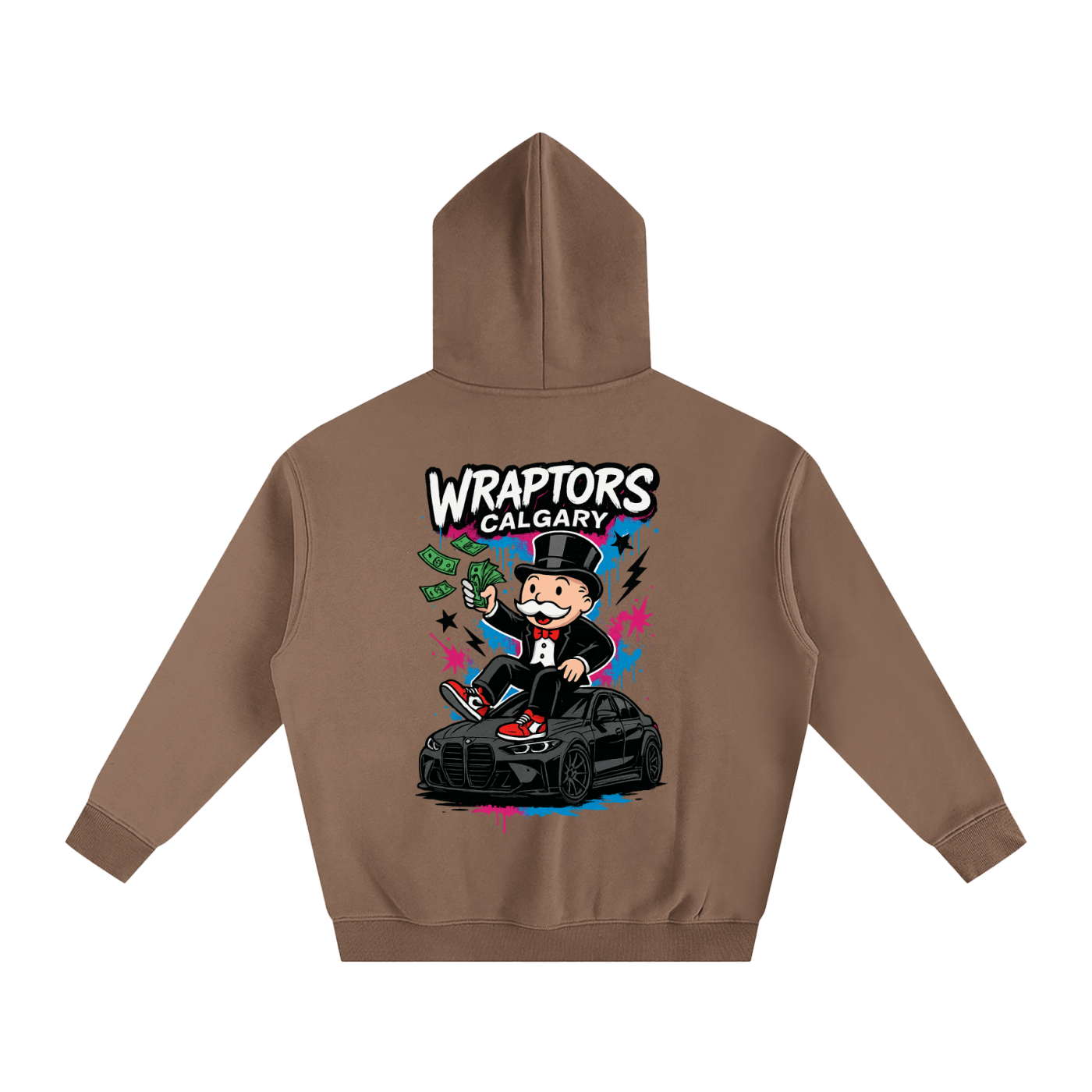 "MONOPOLY" Oversize Fleeced Hoodie