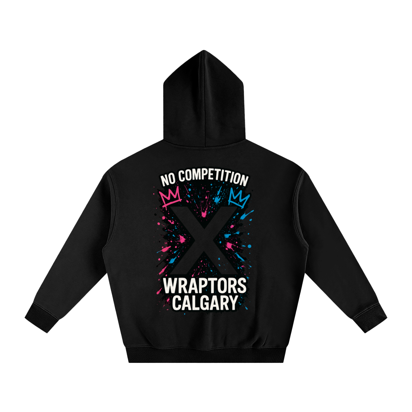 "NO COMPETITION" Oversize Fleeced Hoodie