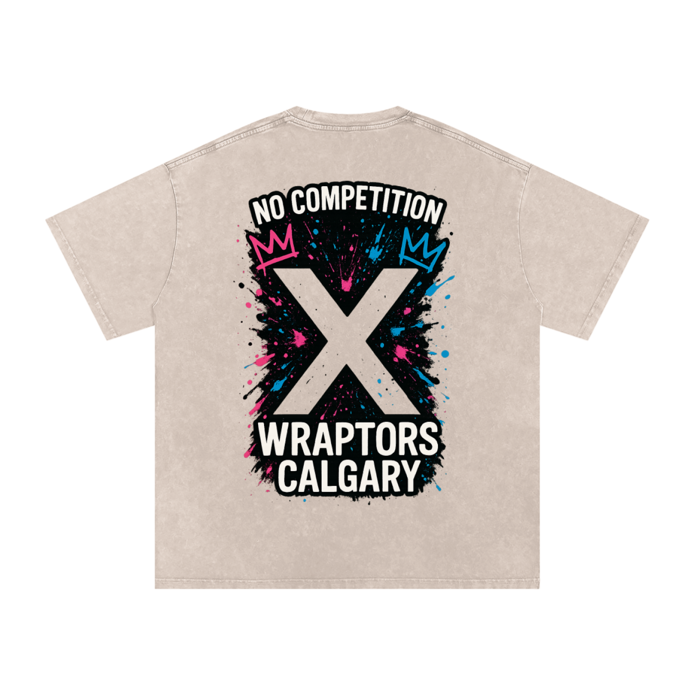 "NO COMPETITION" Washed Oversized Tee