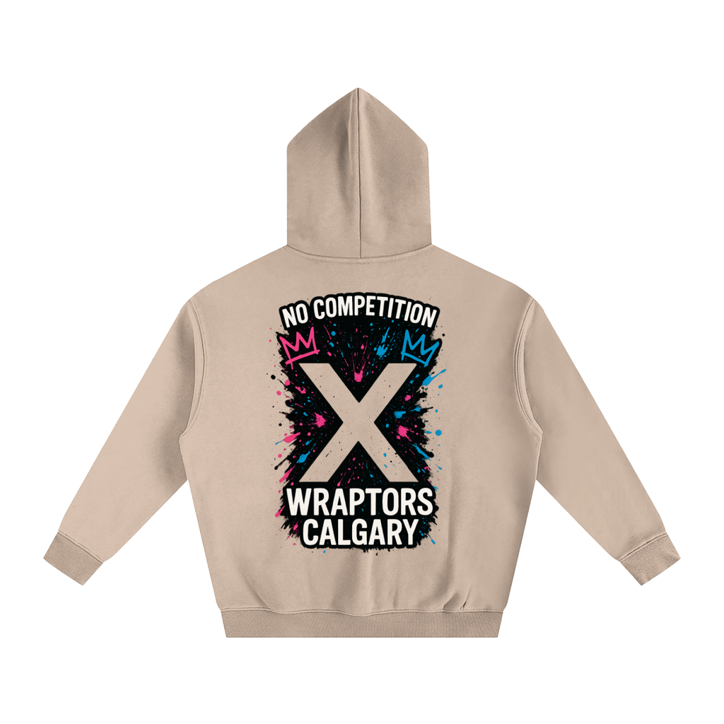 "NO COMPETITION" Oversize Fleeced Hoodie