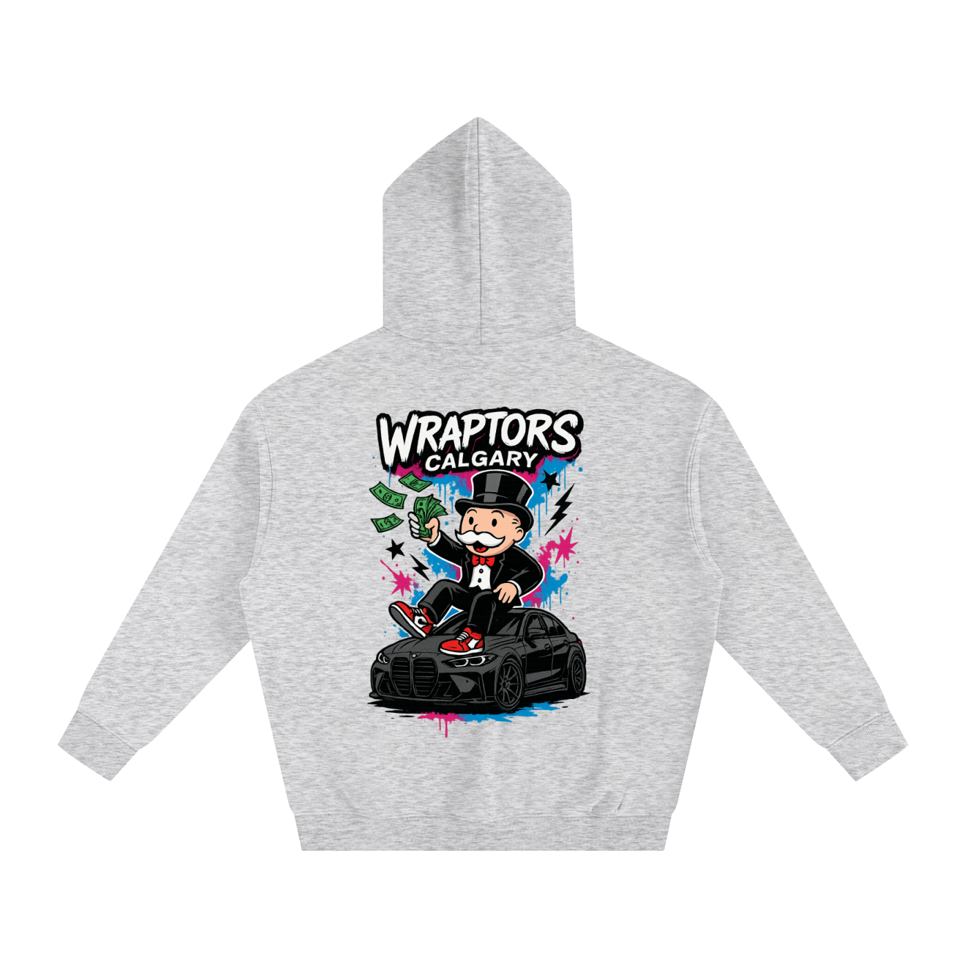 "MONOPOLY" Oversize Fleeced Hoodie