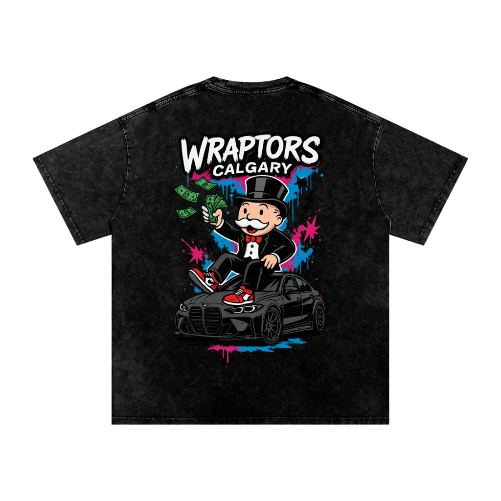"MONOPOLY" Washed Oversized Tee