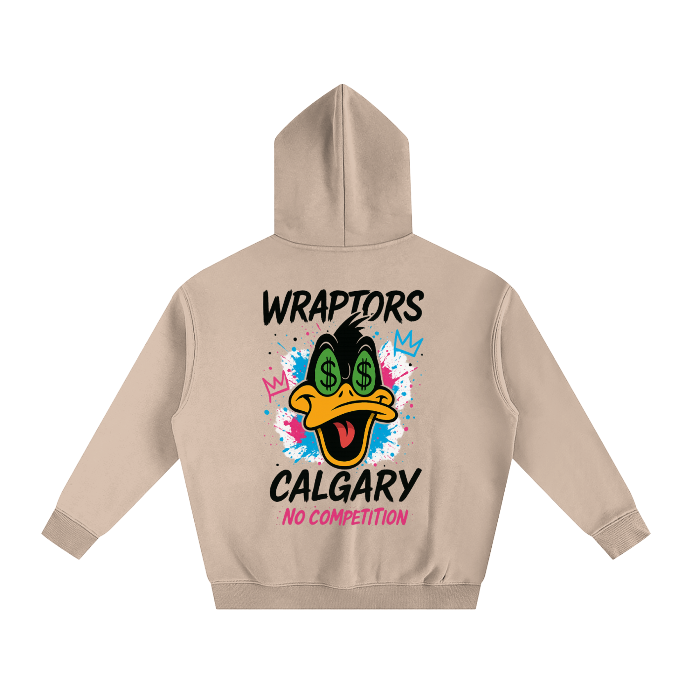 "DAFFY" Oversize Fleeced Hoodie